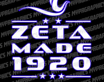 Zeta Phi Beta  v2-  Made in 1920 Dove | Tshirt Design png digital download