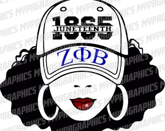 Zeta Phi Beta -  Juneteenth SVG PNG, juneteenth png, Free-ish, Black History svg png, juneteenth is my independence day, juneteenth svg