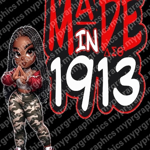 Delta Sigma Theta -  Made in 1913