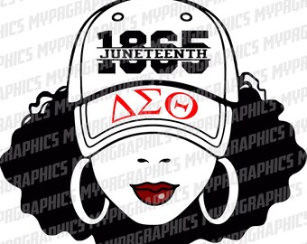 Delta Sigma Theta Juneteenth SVG PNG, juneteenth png, Free-ish, Black History svg png, juneteenth är min självständighetsdag, juneteenth svg
