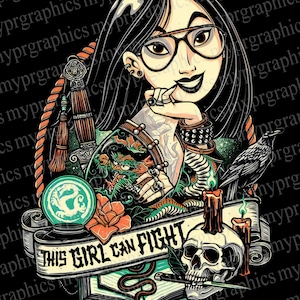 This Girl Can Fight - Mulan | Tattooed princess | png  t-shirt design Digital download, Tatted princesses