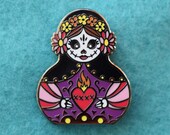 Día de los Muertos Matryoshka - Enamel Pin