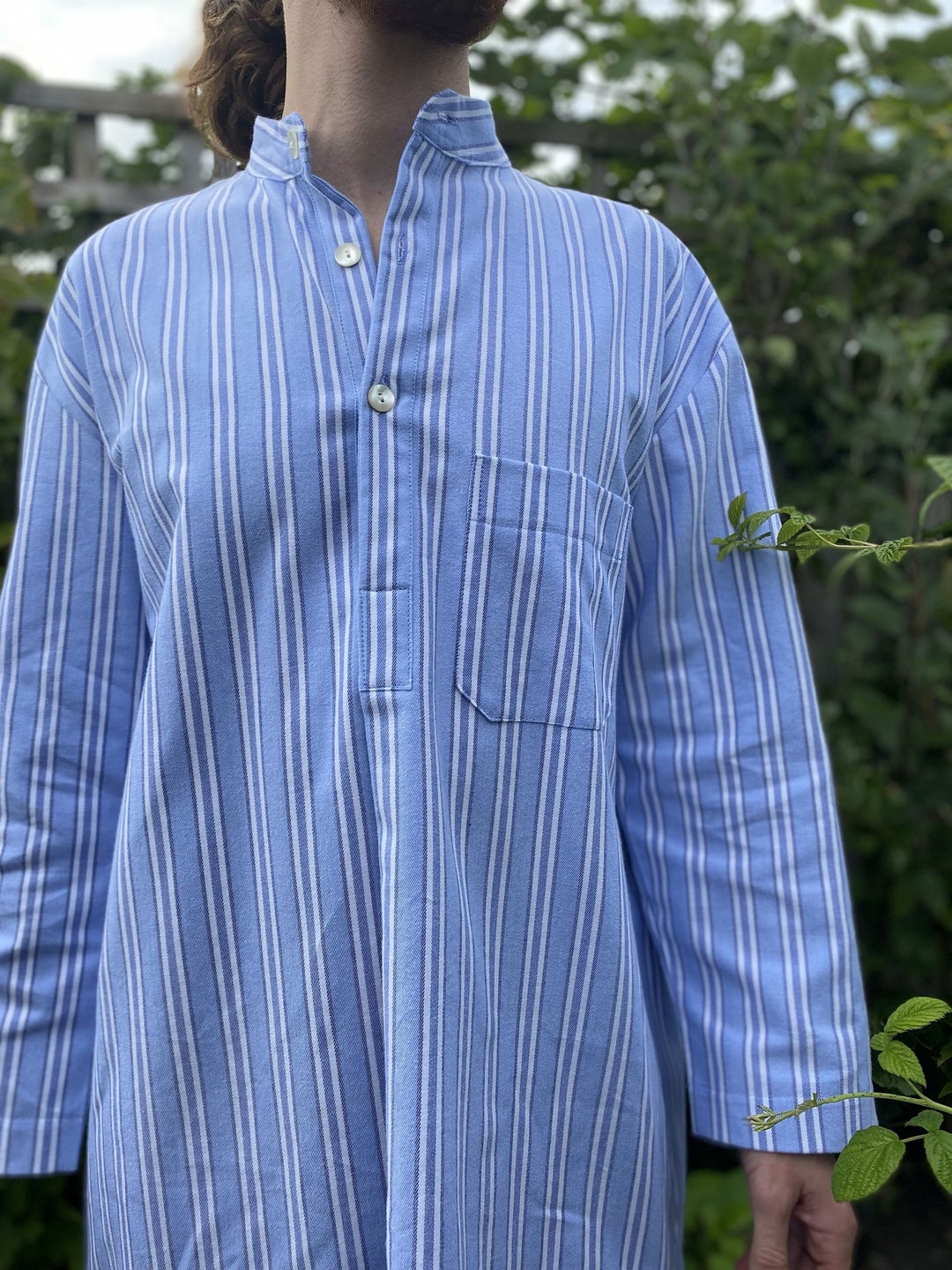Brushed Cotton Nightshirt in Durable 2 Fold Brushed Cotton - Etsy Canada