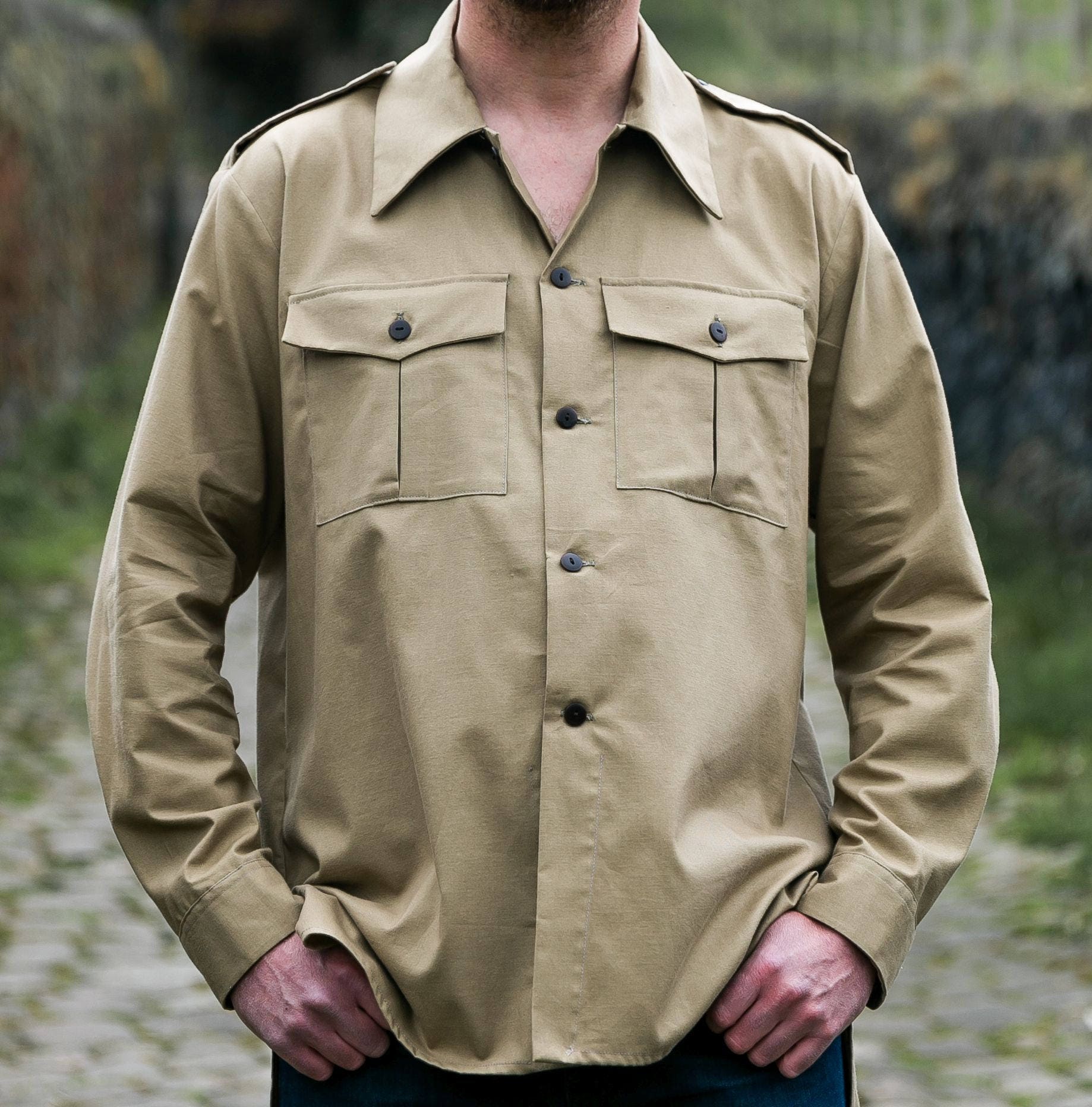 safari khaki clothing