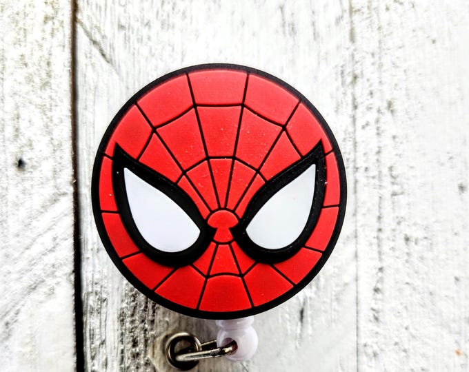 Spidey Badge Holder, MCU Comic Clip, Avenger Retractable ID Clip, Spectacular Spiderman, Guy Gal Lanyard, Murse Superhero Reel, Fathers Day