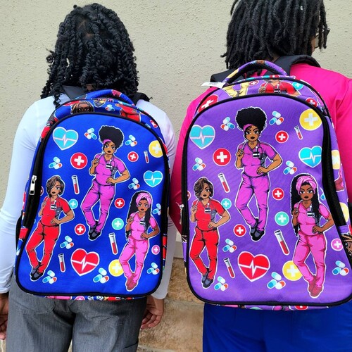 personalized nurse backpack