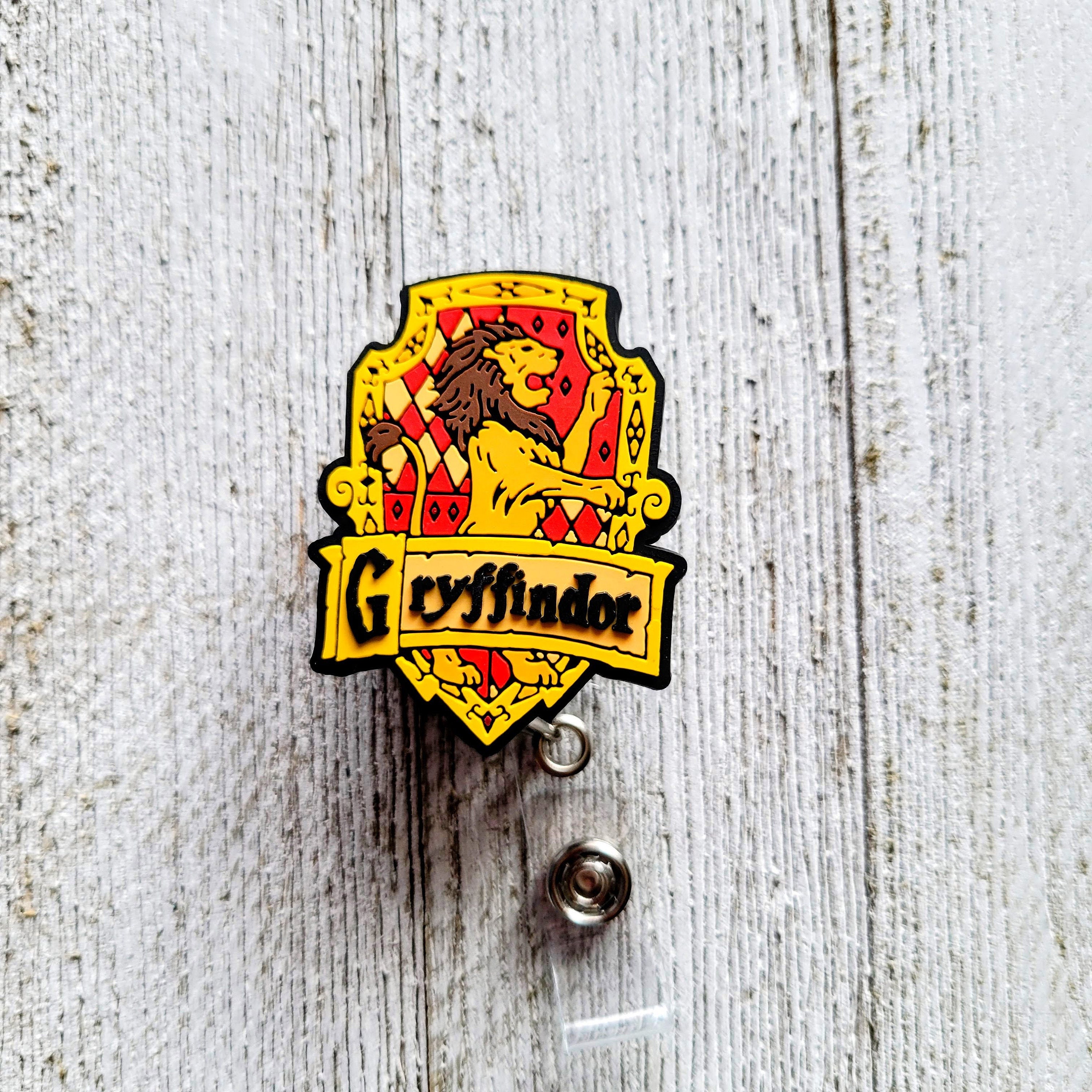 1 pezzo Porta badge retrattile con clip a coccodrillo con stampa floreale  con grafica lettera distintivo alla moda per scuola ufficio