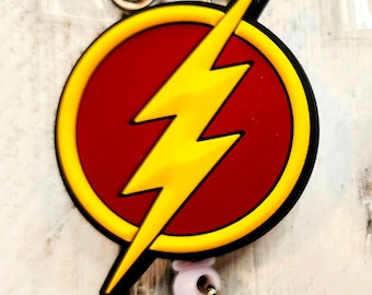 Topper: Superhero Character Badge Holder ID Reels