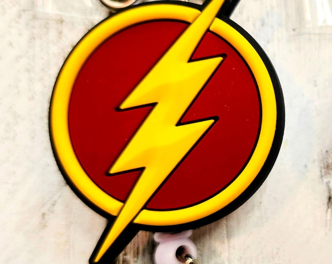 Topper: Superhero Character Badge Holder ID Reels