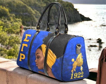 Sigma Gamma Rho Sorority Duffel Bag, Sgrho, HBCU Crossing Season, Pretty Poodle, SGR Paraphernalia, Sorhor