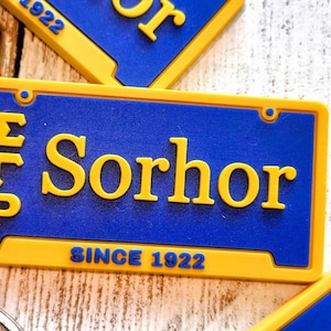 Sigma Gamma Rho Custom Keychain: SGR Sorority Paraphernalia Gifts
