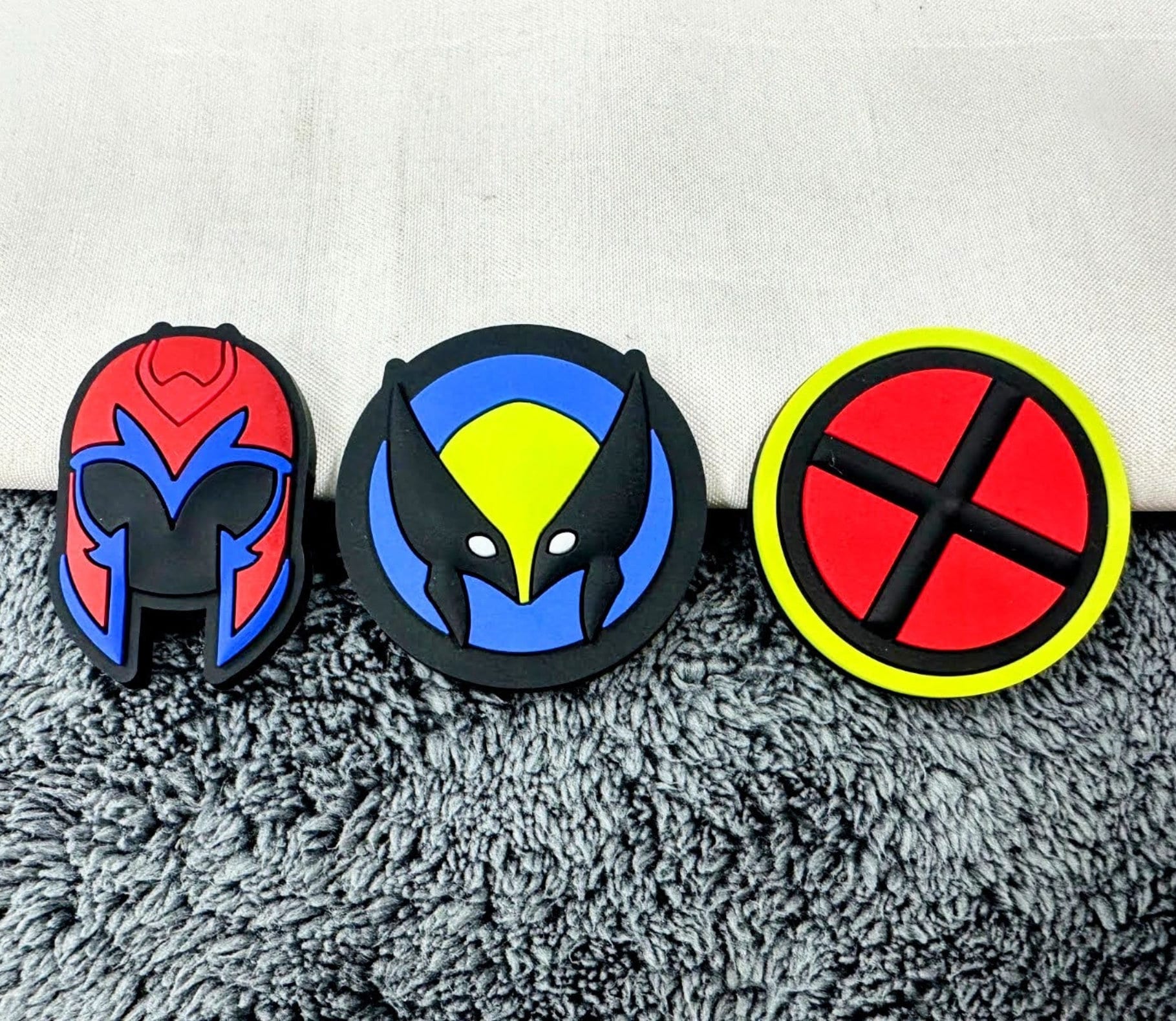 X-Men 3D Superhero Badge Reels, Comic Book 97 Nurse Clip, Cartoon  Retractable ID Holder, Wolverine Nostalgia Reels, Xavier and Magneto