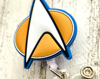 Star Trek Communicator Badge Holder ID Reels