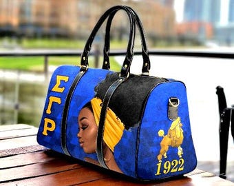 Sigma Gamma Rho Sorority Duffel Bag, Sgrho, HBCU Crossing Season, Pretty Poodle, SGR Paraphernalia, Sorhor, Mothers Day