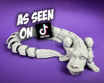 Large Articulating Falcor From The NeverEnding Story - 3D Printed As Seen on Tiktok!