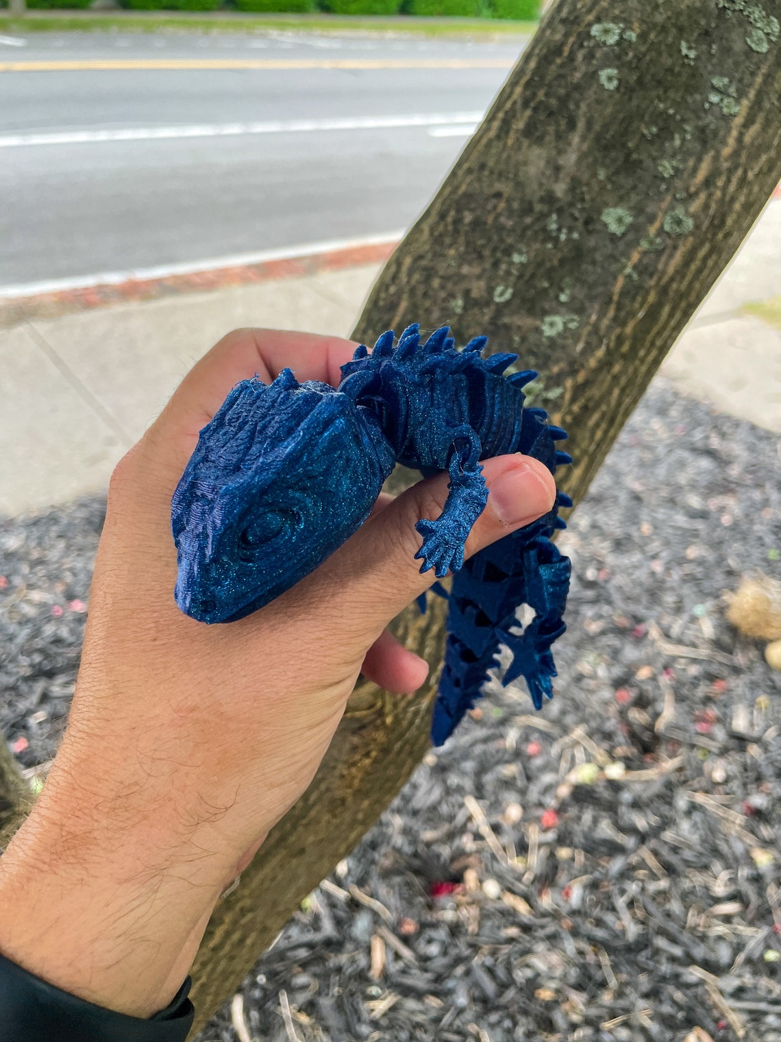 Articulating Fidget Lizard 3D Printed Fire & Ice Lizards Etsy UK