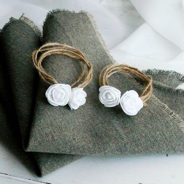Wedding Napkin Rings Etsy