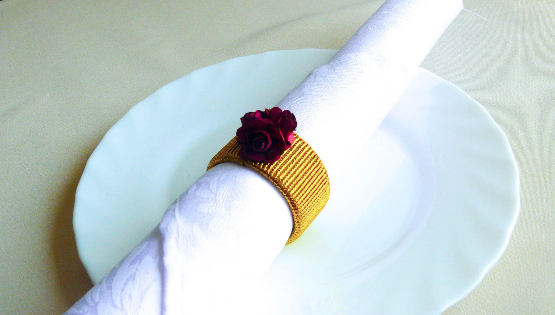 Wedding Napkin Rings, Wedding Napkin Rings Bulk, Gold Napkin Ring