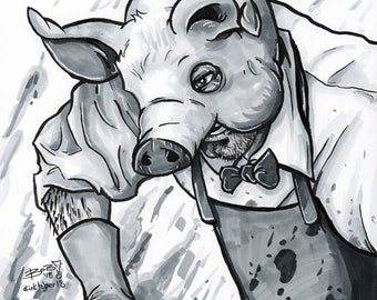 Original Art (#inktober2018) - Professor Pyg