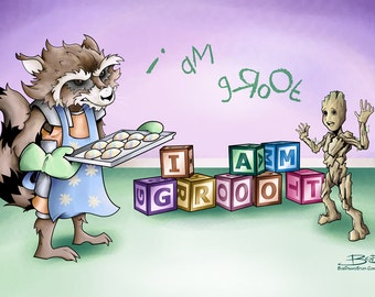 I am (Baby) Groot! - Print