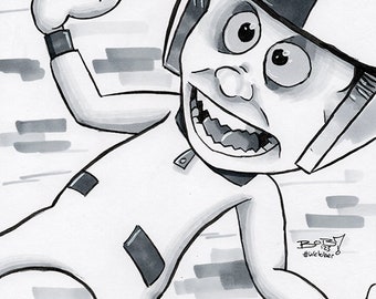 Original Art (#inktober2023) - Turbo (aka, King Candy)