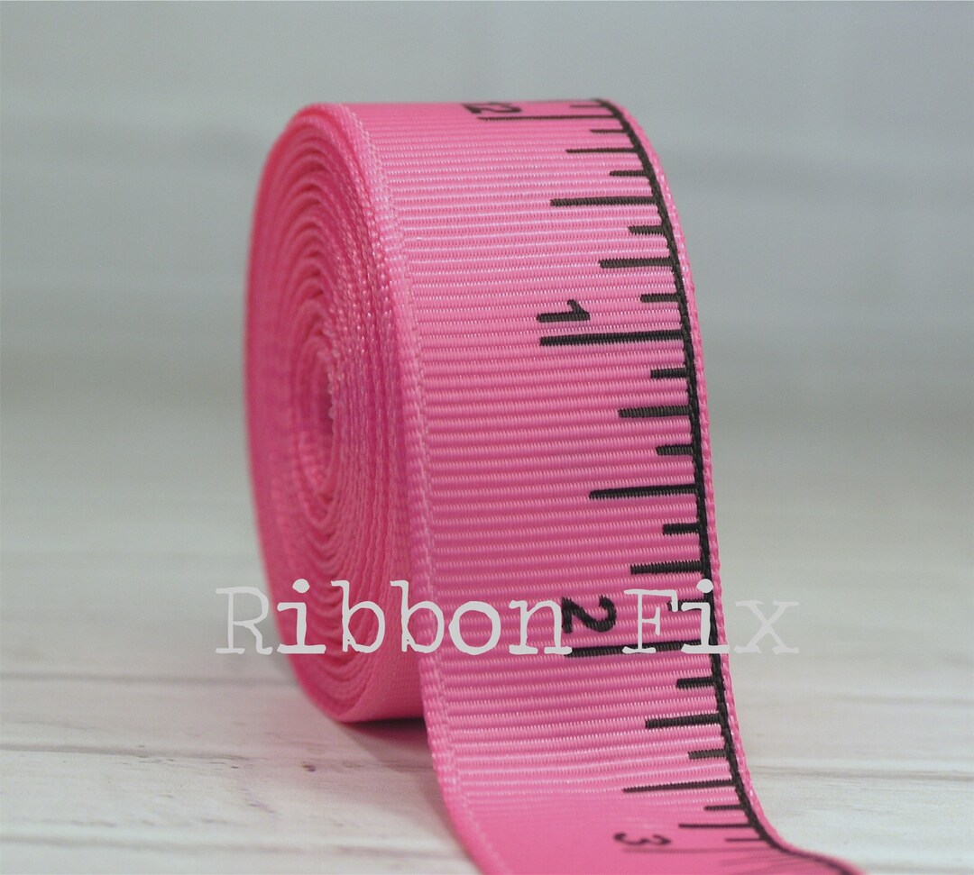 Pink Ruler Print 7/8