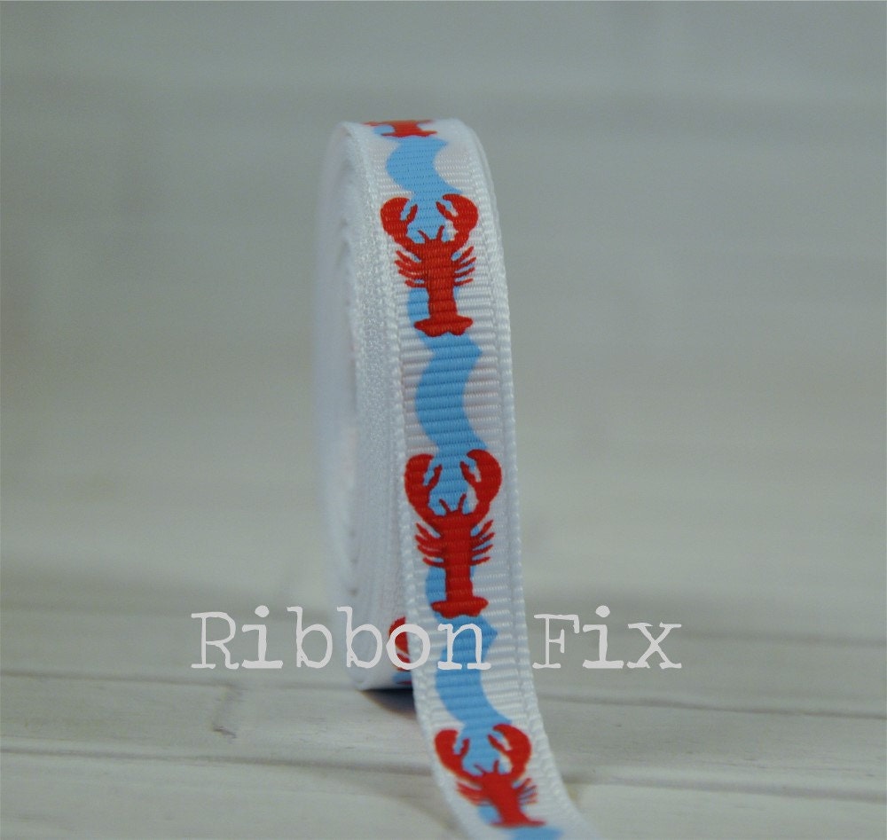 Lobster print ribbon discount