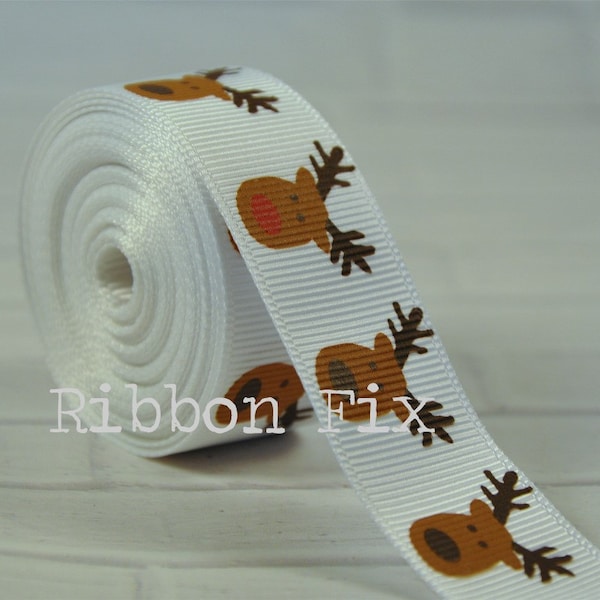Ribbon Reindeer Dog Collar Etsy