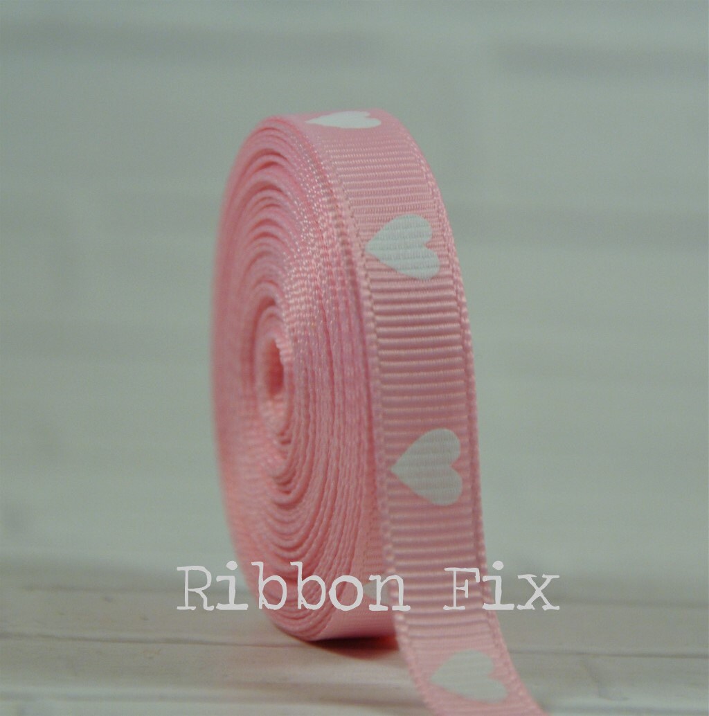 3/8 Inch 25 Yard Satin Ribbon Grosgrain Thin Solid Silk Wedding Bouquet  Ribbon for Gift Wrapping Pale Pink