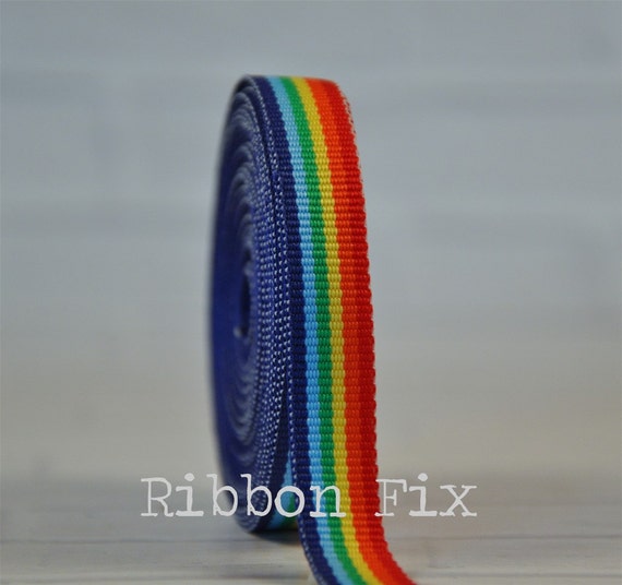 1 5//8 Rainbow Leopard Animal BTY COMBINED SHIPPING GROSGRAIN RIBBON 1.5