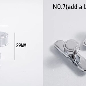 Krommade mässingshandgjorda lådknoppar/byråknoppar/skåpshandtag/möbelbeslag, CP-1720 NO.7
