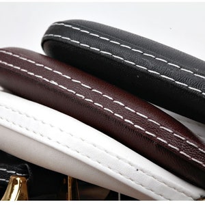 Retro PU Leather Luggage handles Door Handles For Cabinet Wardrobe Cupboard Drawer Pull Furniture Hardware Luggage accessories,CP-1065 image 3