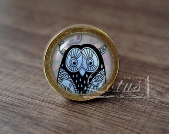 Owl—Handmade Vintage Antique Drawer Knobs Pulls Handles/Dresser Knobs Cabinet Pull handles / Furniture Hardware