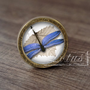 Dragonfly—Handmade Vintage Antique Drawer Knobs Pulls Handles/Dresser Knobs Cabinet Pull handles / Furniture Hardware