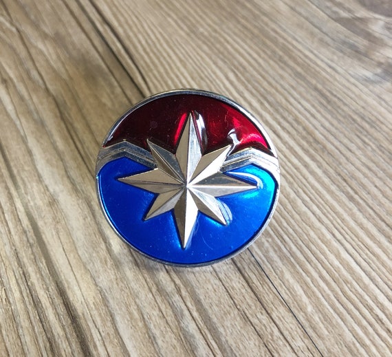 Captain Marvel Drawer Knobs Super Hero Cabinet Knobs Etsy