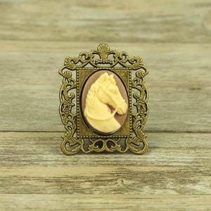 Bronze Pferd Schubladenknöpfe / Eulenschrank / Gothic Home Decor / Tierförmige Schubladenknöpfe / Möbelbeschläge, Z-074