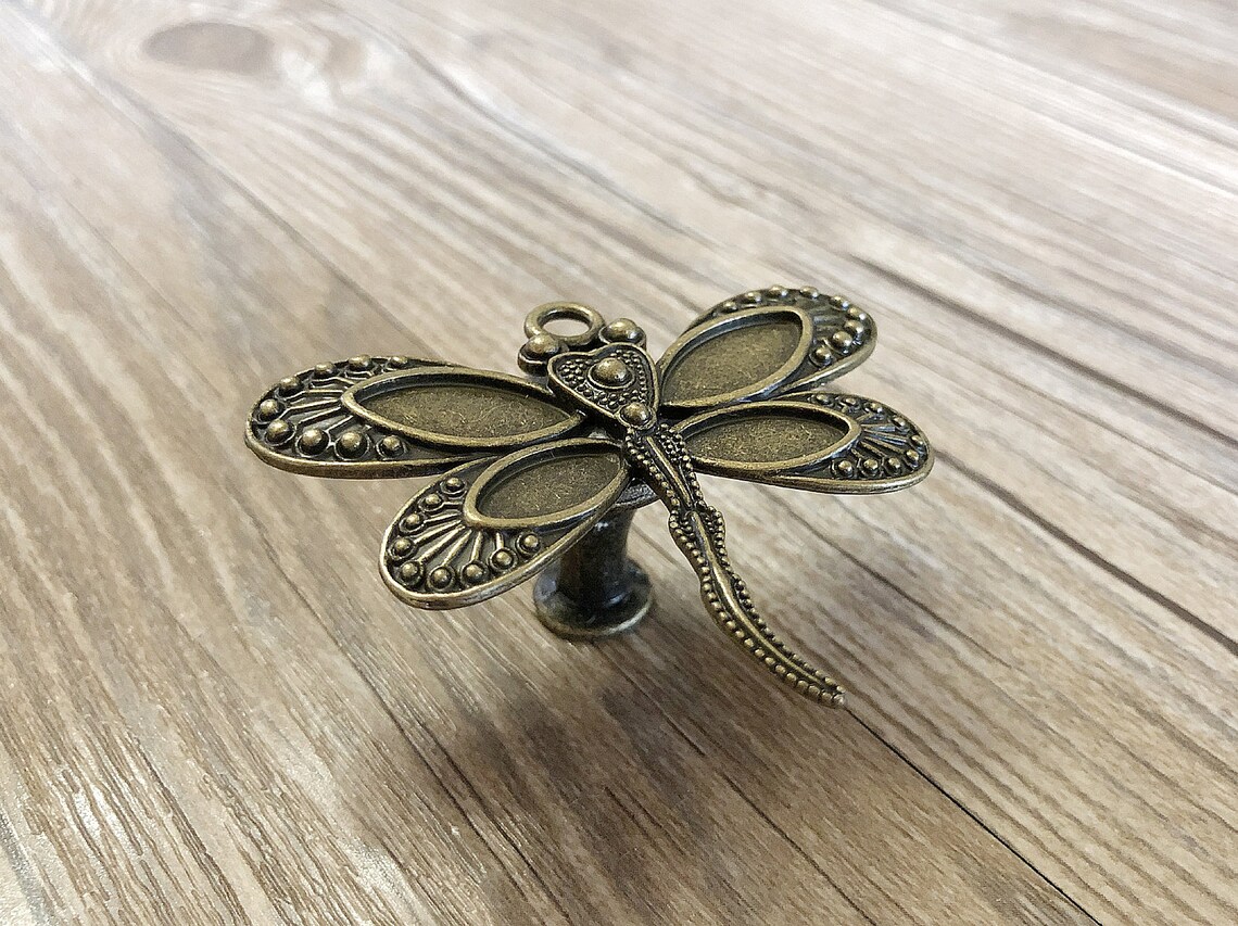 Dragonfly drawer knobs / Dragonfly / Gothic Home Etsy
