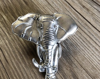 Elephant drawer knobs / Elephant Cabinet / Gothic Home Decor / Animal Shaped drawer knobs / Furniture Hardware,Z-194