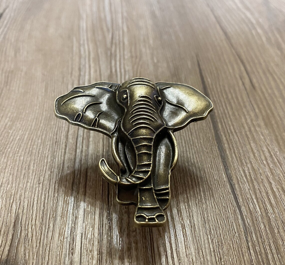 Elephant drawer knobs / Elephant / Gothic Home Decor / Etsy