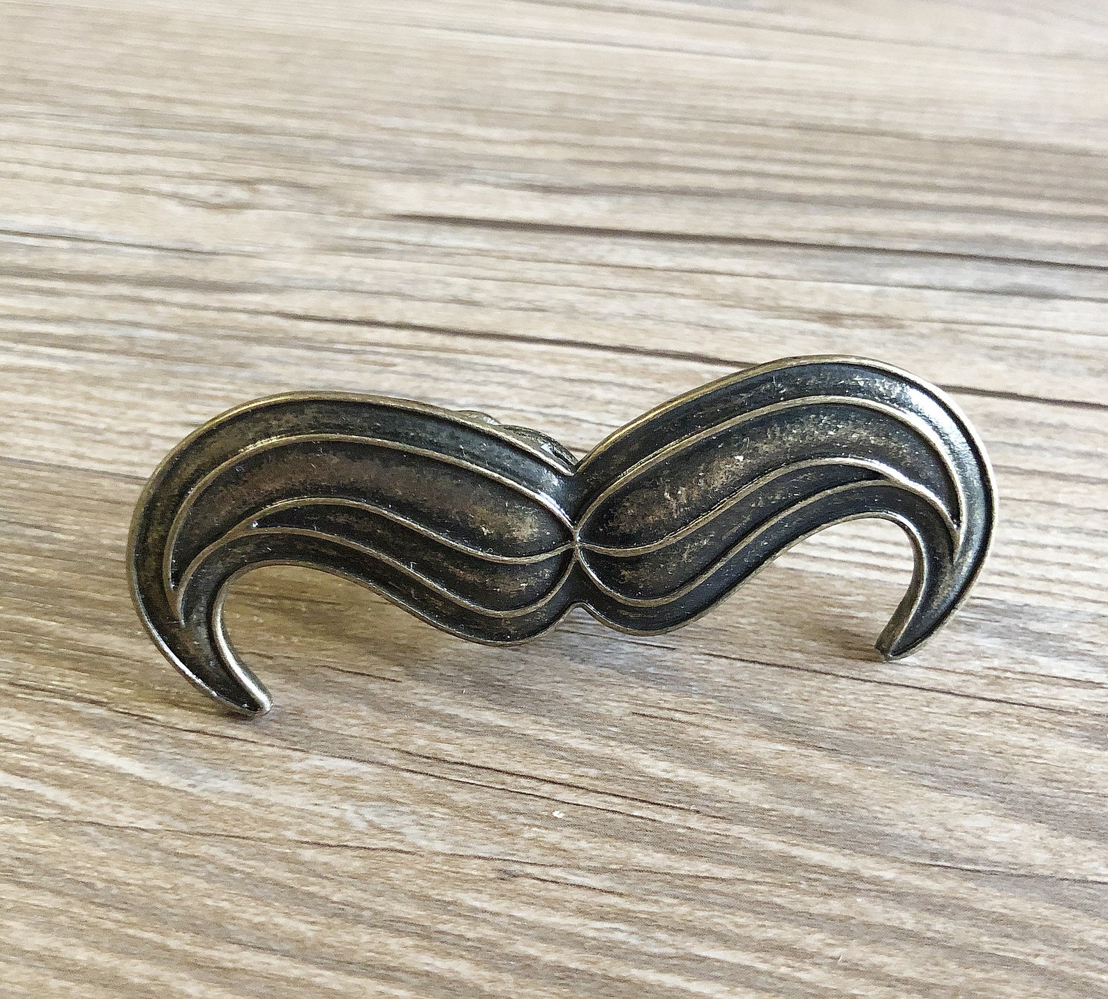 Bronze Moustache Drawer Knobs / Furniture Knobs Brass With Etsy