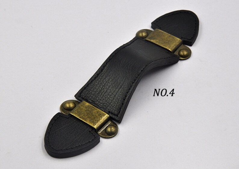 Retro PU Leather Luggage handles Door Handles For Cabinet Wardrobe Cupboard Drawer Pull Furniture Hardware Luggage accessories,CP-1064 image 5