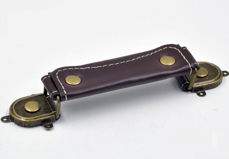 Retro PU Leather Luggage handles Door Handles For Etsy