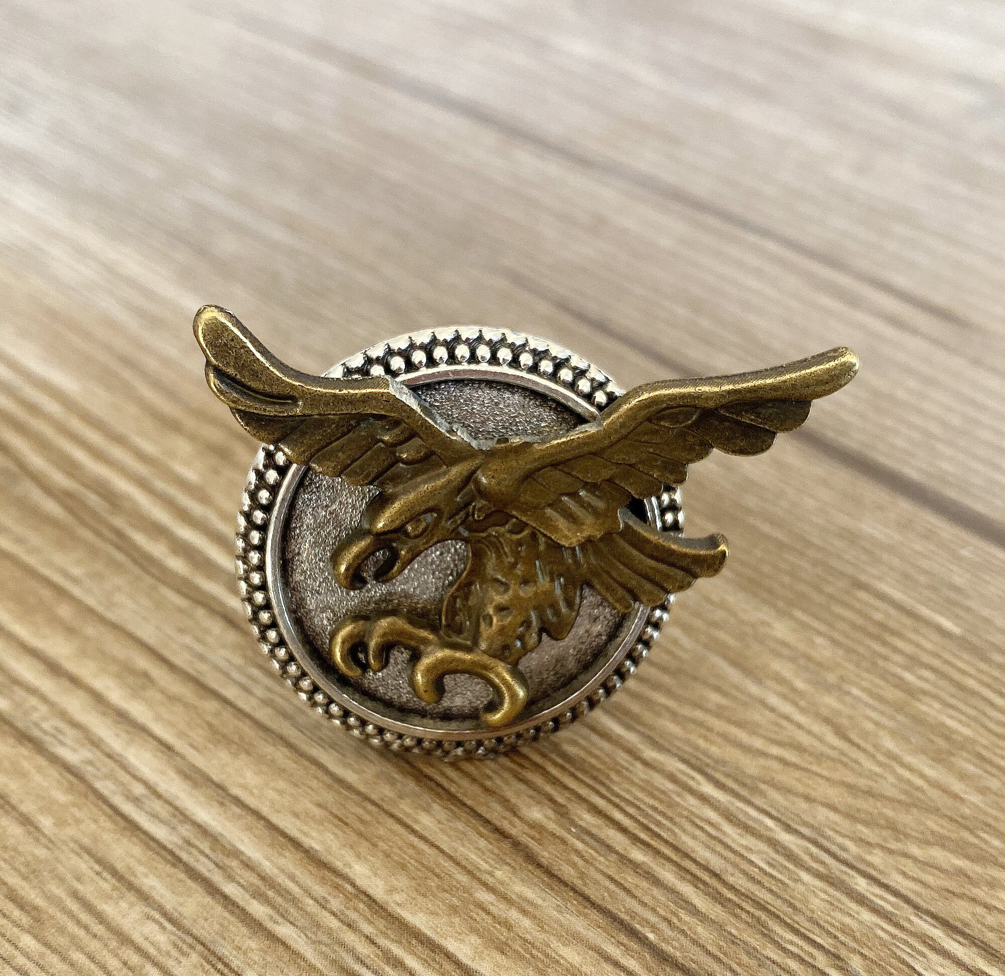 Brass Eagle Drawer Knobs / Eagle / Gothic Home Decor / Etsy