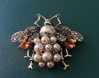 Retro Gold Bees Gather Honey drawer knobs / Bees Gather Honey cabinet / Gothic Home Decor / Furniture Hardware,Z-953