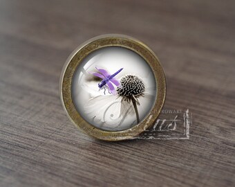 Dragonfly—Handmade Vintage Antique Drawer Knobs Pulls Handles/Dresser Knobs Cabinet Pull handles / Furniture Hardware