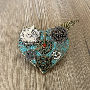 Gothic Love Wings Schaltknäufe Messing Knäufe / Schrank Knäufe / Schrank Knäufe / Möbelknäufe in Grün Kupfer ,Z-713