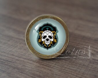 Skull-Handmade Vintage Antique Drawer Knobs Pulls Handles/Dresser Knobs Cabinet Pull handles / Furniture Hardware