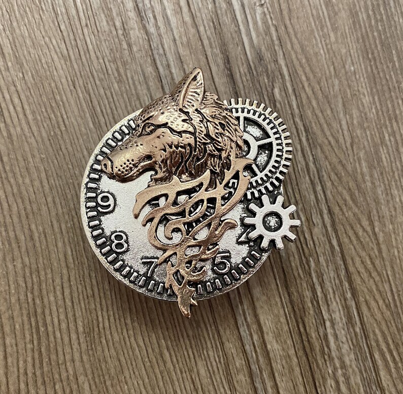 Gothic Wolf Knobs Brass Knobs / Dresser Knobs / Etsy