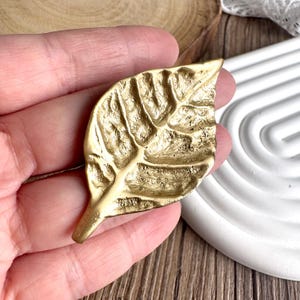 Leaf-Brass Door Knobs For Cabinet Wardrobe Cupboard Drawer Pull Knobs Furniture Hardware Kitchen Accessories, CP-1789