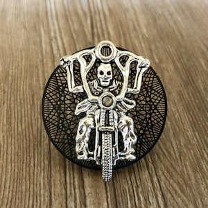 Silver Motorcyclists drawer knobs / Motorcyclists Cabinet / Gothic Home Decor / Skull Shaped drawer knobs / Furniture Hardware,Z-355